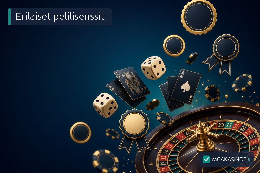 Erilaiset kasinolisenssit